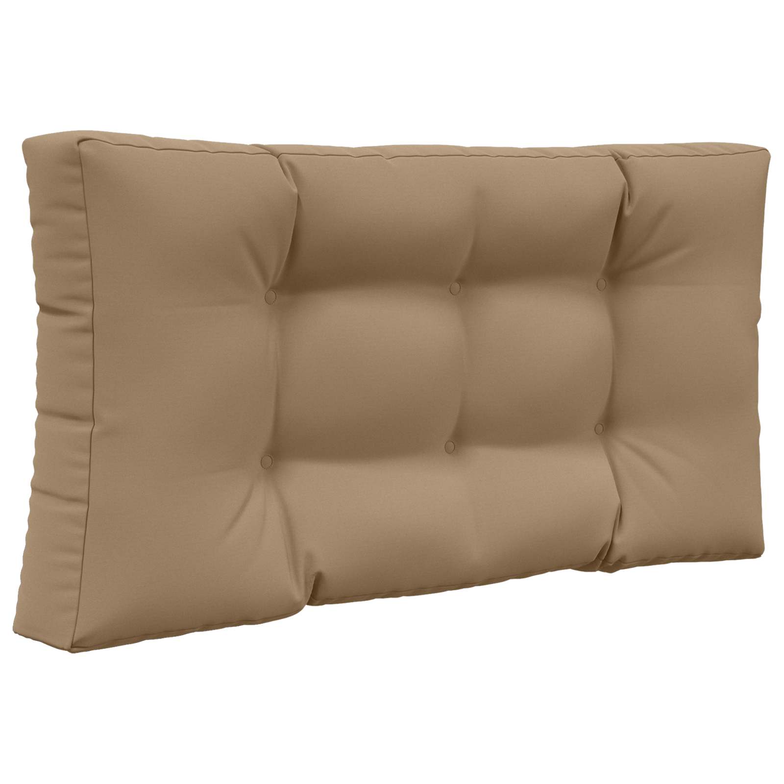 Sofakissen für draußen 3 pcs Taupe Polyester