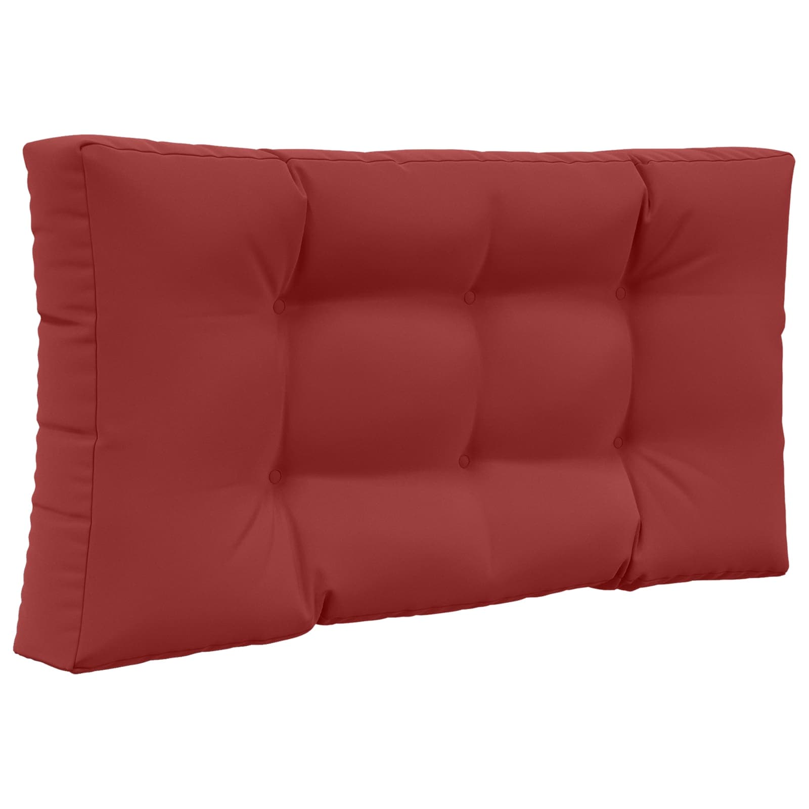 Sofakissen für draußen 3 pcs Weinrot Polyester