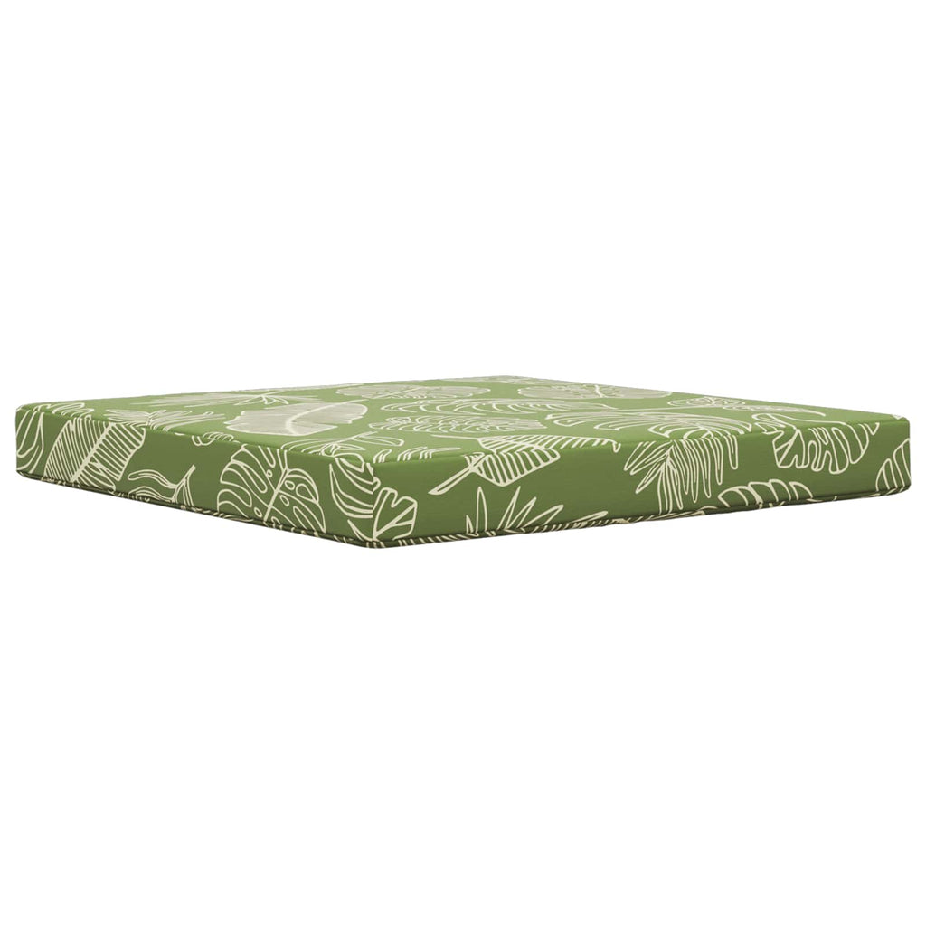 Sofakissen für draußen 3 pcs Blattdesign Polyester