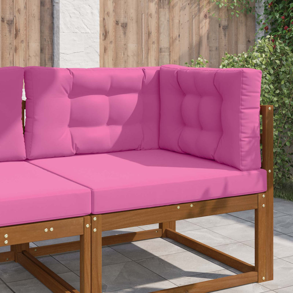 Sofakissen für draußen 3 pcs Rosa Polyester