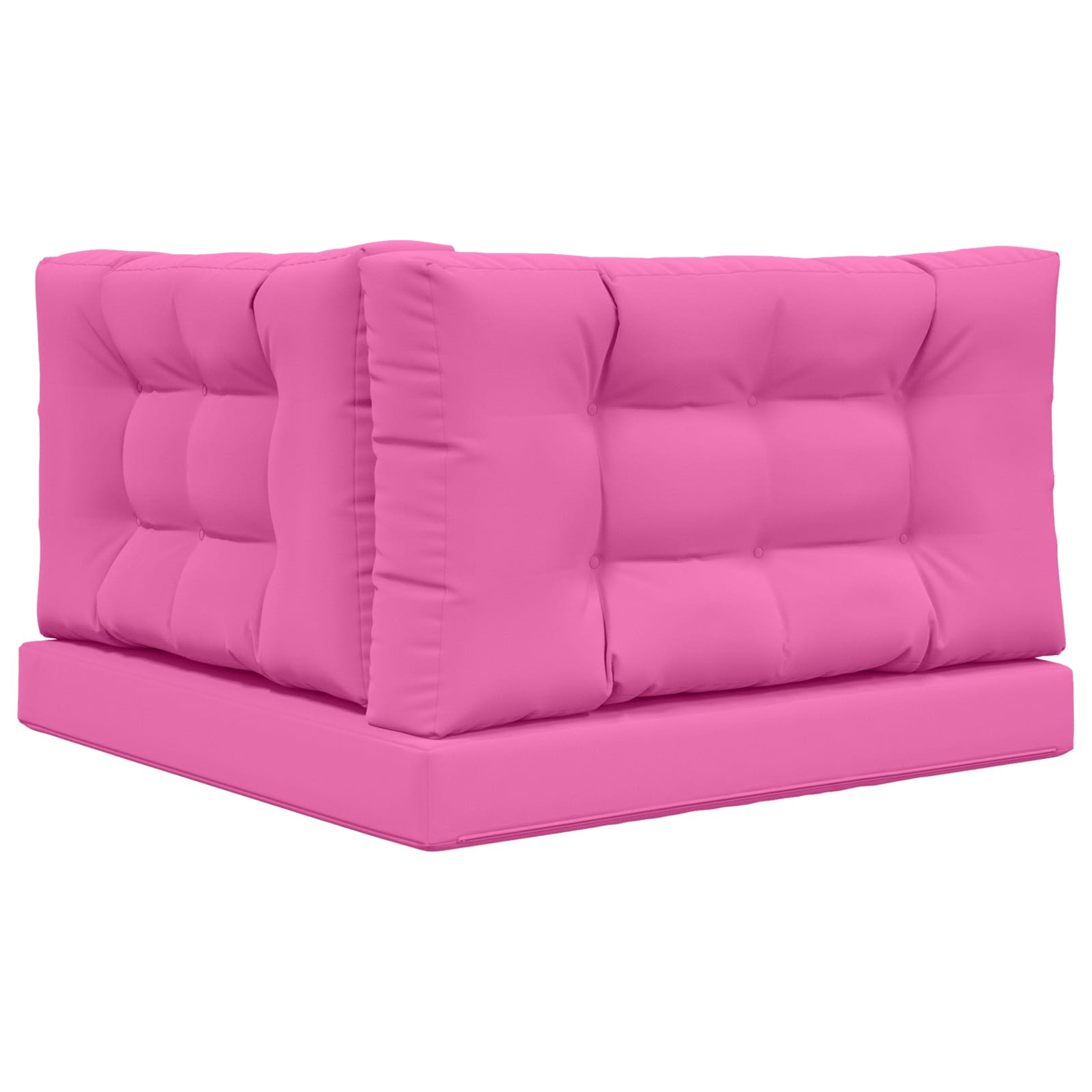 Sofakissen für draußen 3 pcs Rosa Polyester