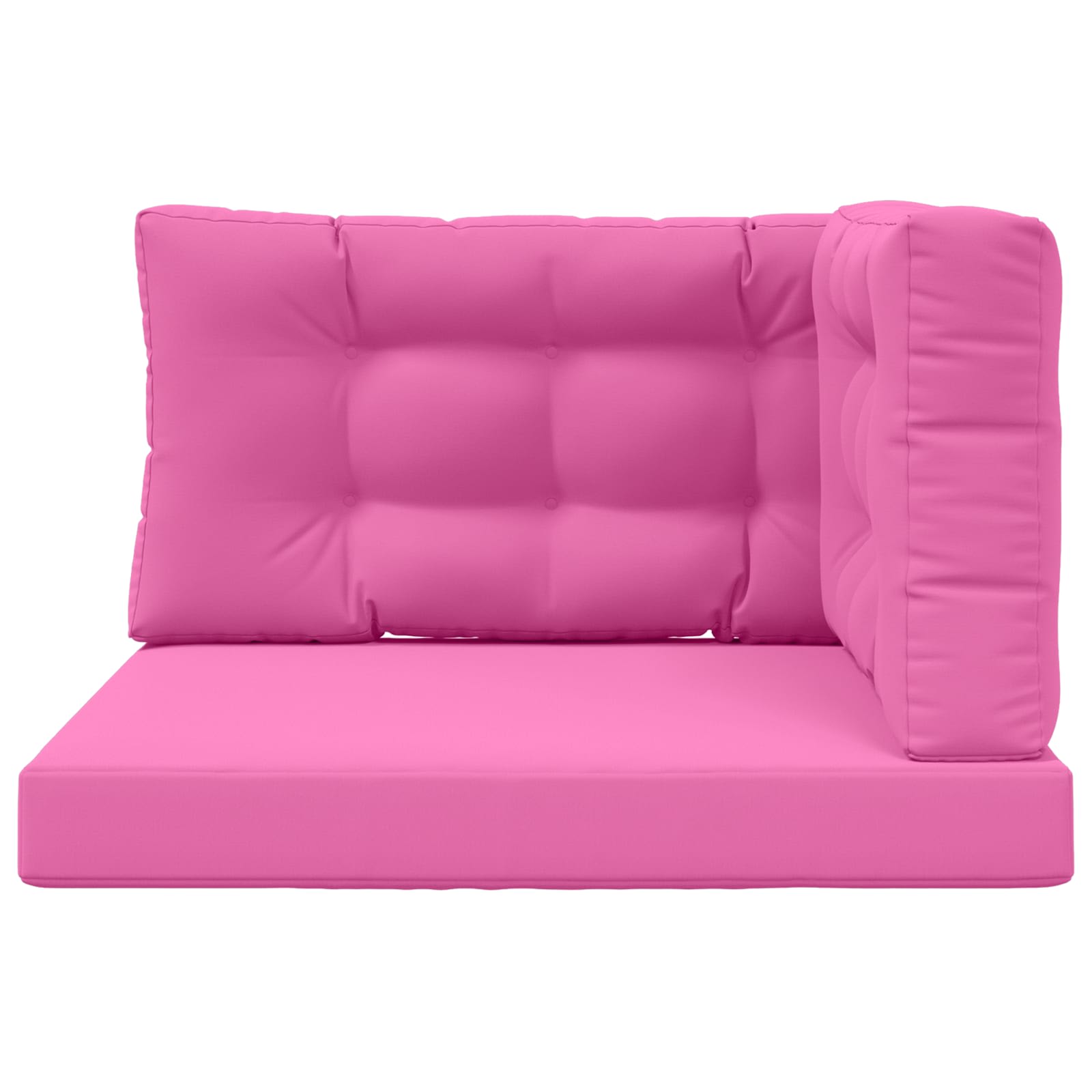 Sofakissen für draußen 3 pcs Rosa Polyester