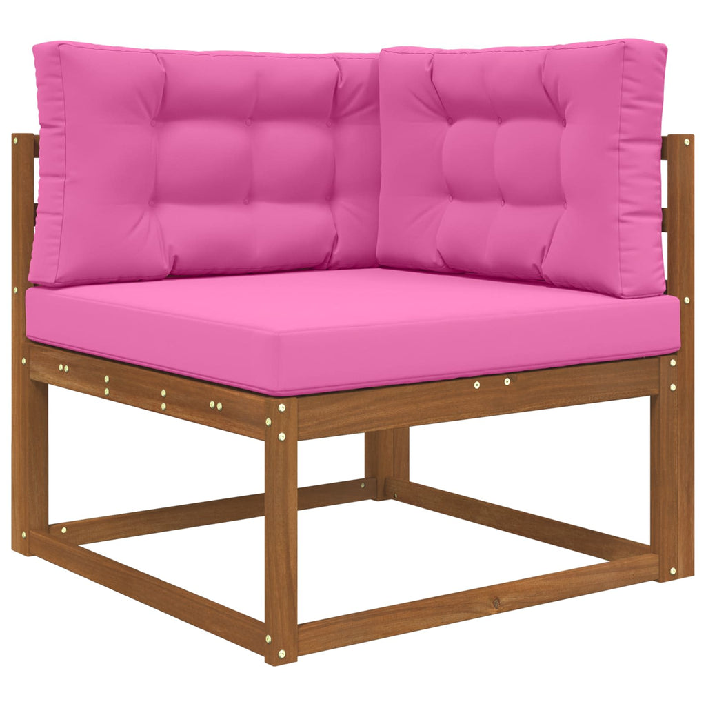 Sofakissen für draußen 3 pcs Rosa Polyester