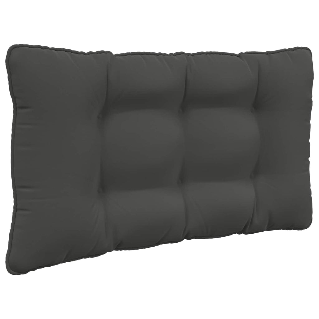 Sofakissen für draußen 2 pcs Anthrazit Polyester