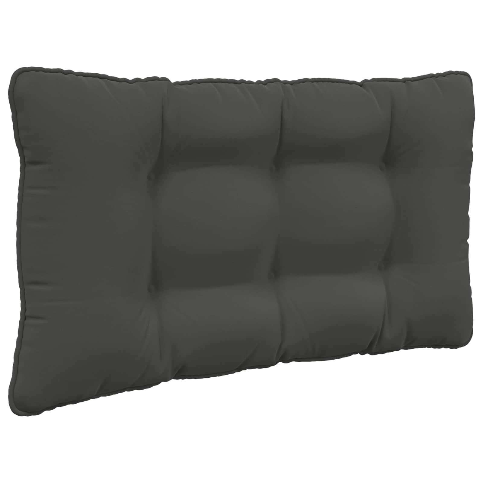 Sofakissen für draußen 2 pcs Anthrazit Polyester
