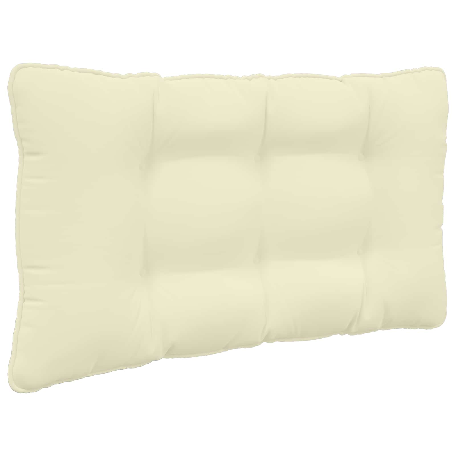 Sofakissen für draußen 2 pcs Creme Polyester