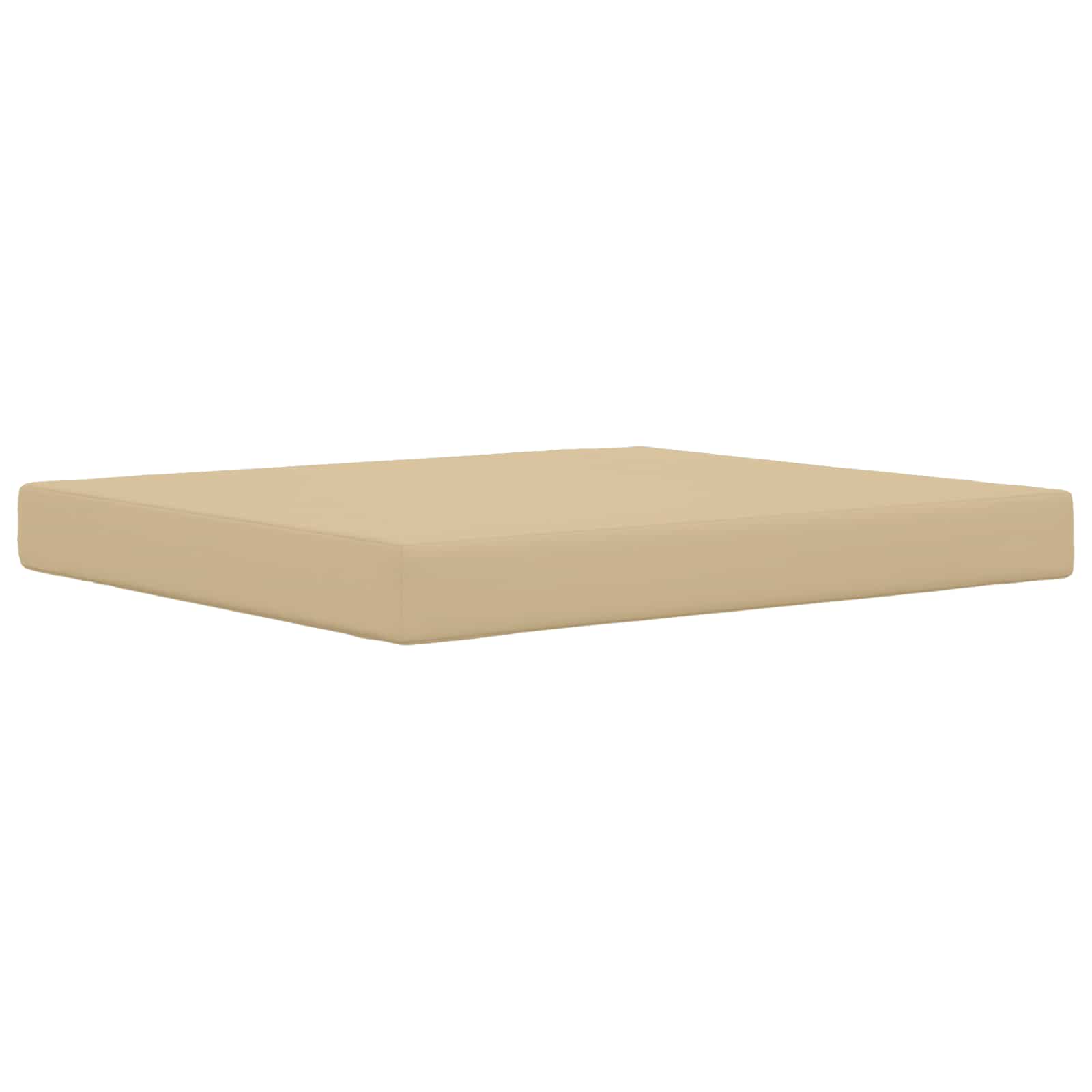 Sofakissen für draußen 2 pcs Beige Polyester