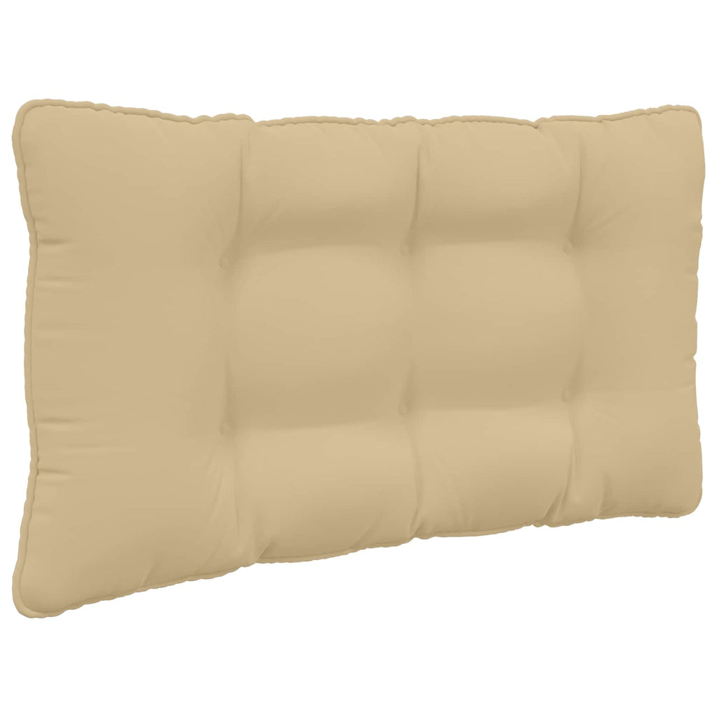 Sofakissen für draußen 2 pcs Beige Polyester