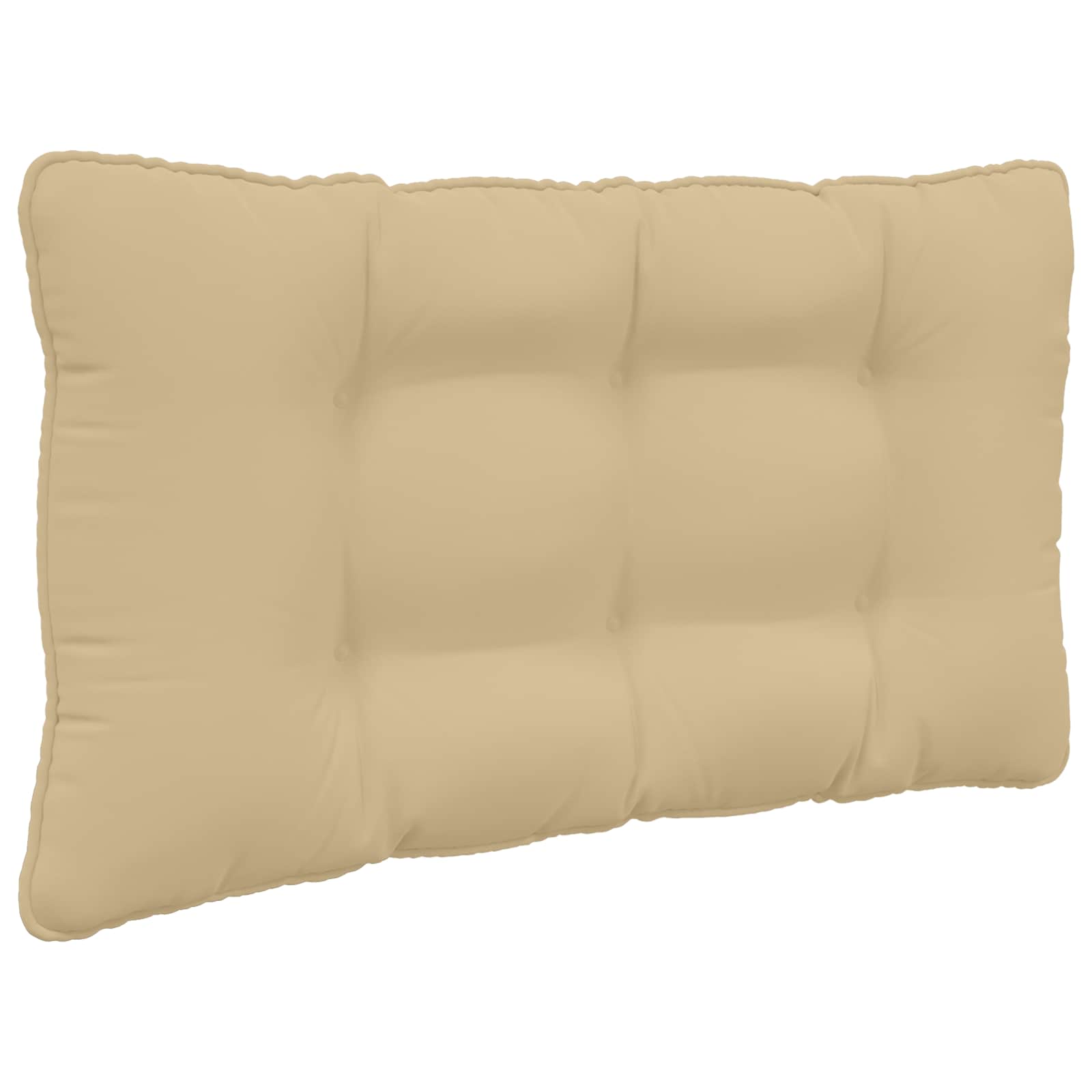 Sofakissen für draußen 2 pcs Beige Polyester