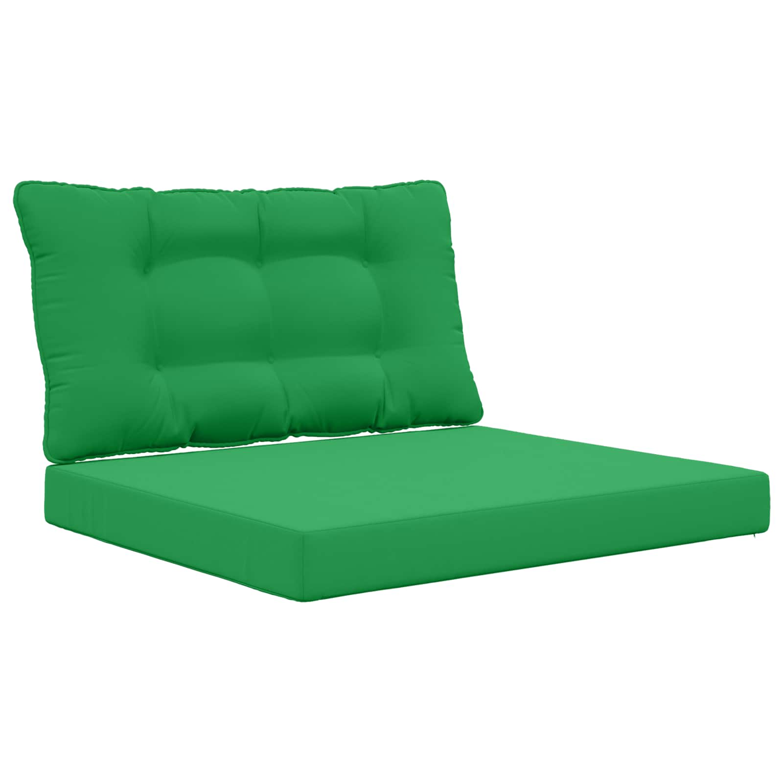 Sofakissen für draußen 2 pcs Grün Polyester
