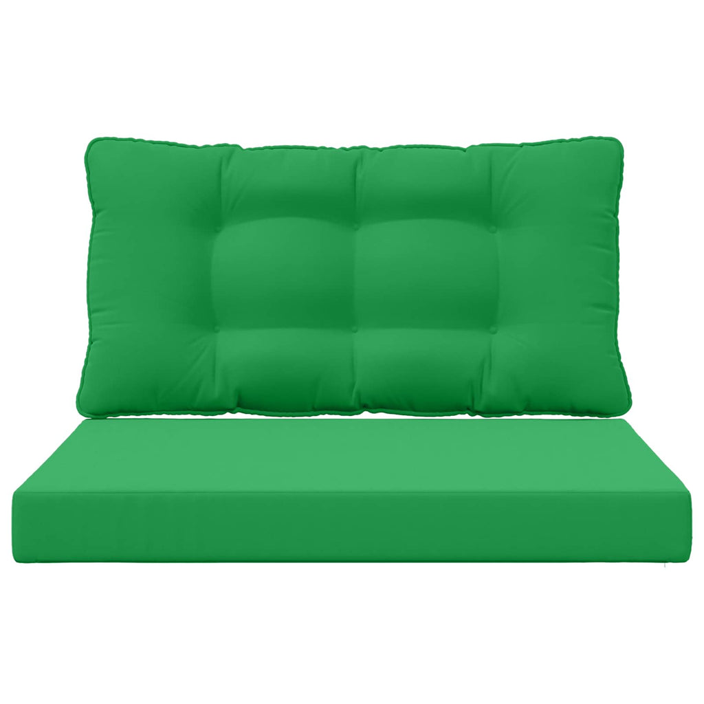 Sofakissen für draußen 2 pcs Grün Polyester