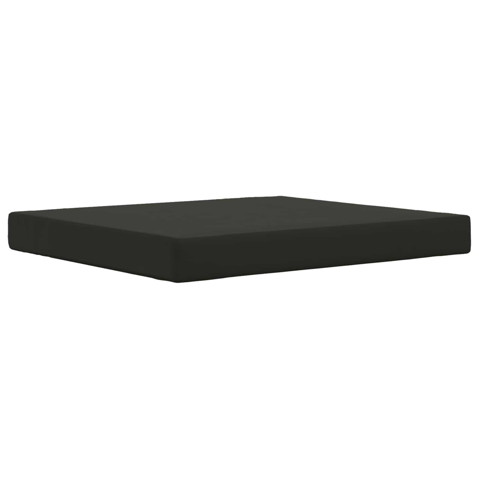 Sofakissen für draußen 2 pcs Schwarz Polyester