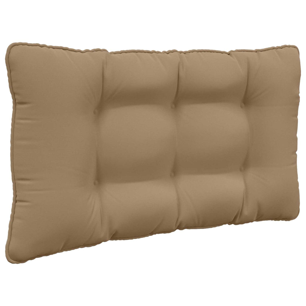 Sofakissen für draußen 2 pcs Taupe Polyester