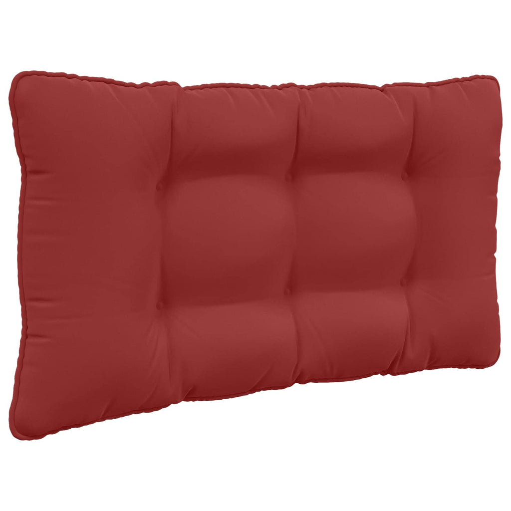 Sofakissen für draußen 2 pcs Weinrot Polyester