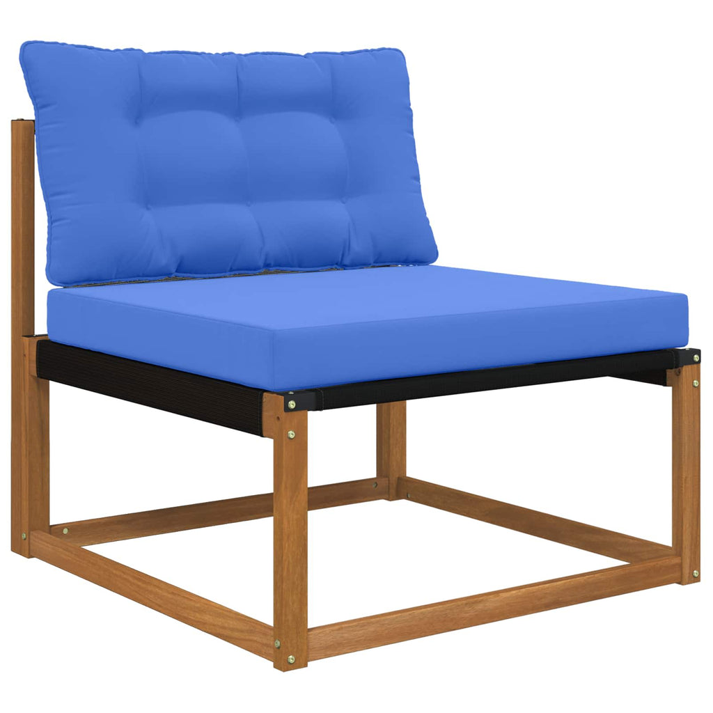 Sofakissen für draußen 2 pcs Königsblau Polyester