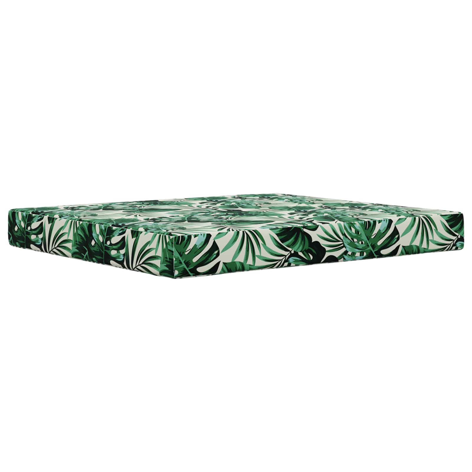 Sofakissen für draußen 2 pcs Blattmuster Polyester