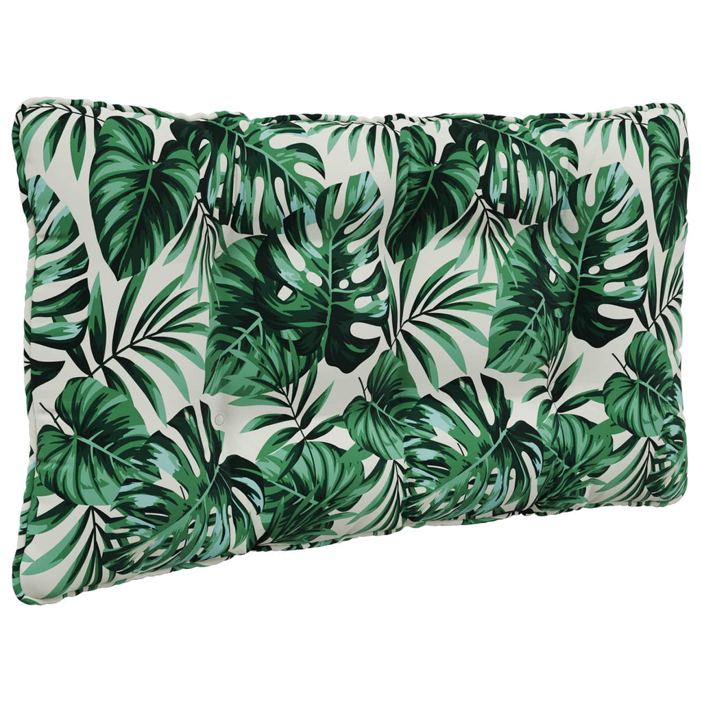 Sofakissen für draußen 2 pcs Blattmuster Polyester