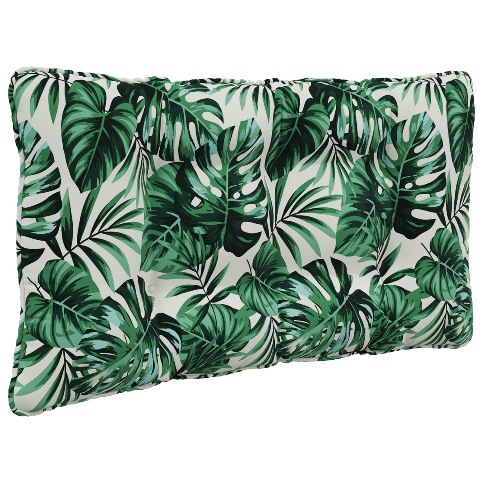 Sofakissen für draußen 2 pcs Blattmuster Polyester
