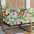 Sofakissen für draußen 2 pcs Bunt Polyester