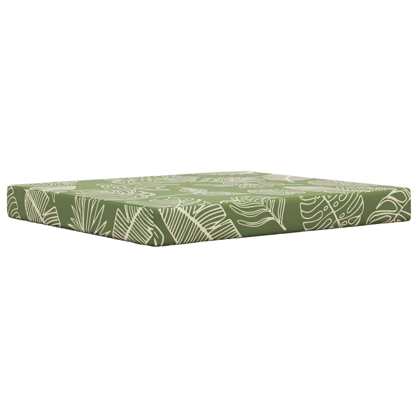 Sofakissen für draußen 2 pcs Blattdesign Polyester