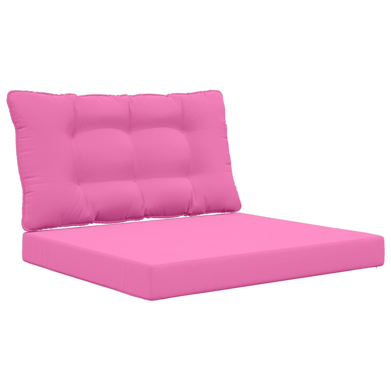 Sofakissen für draußen 2 pcs Rosa Polyester