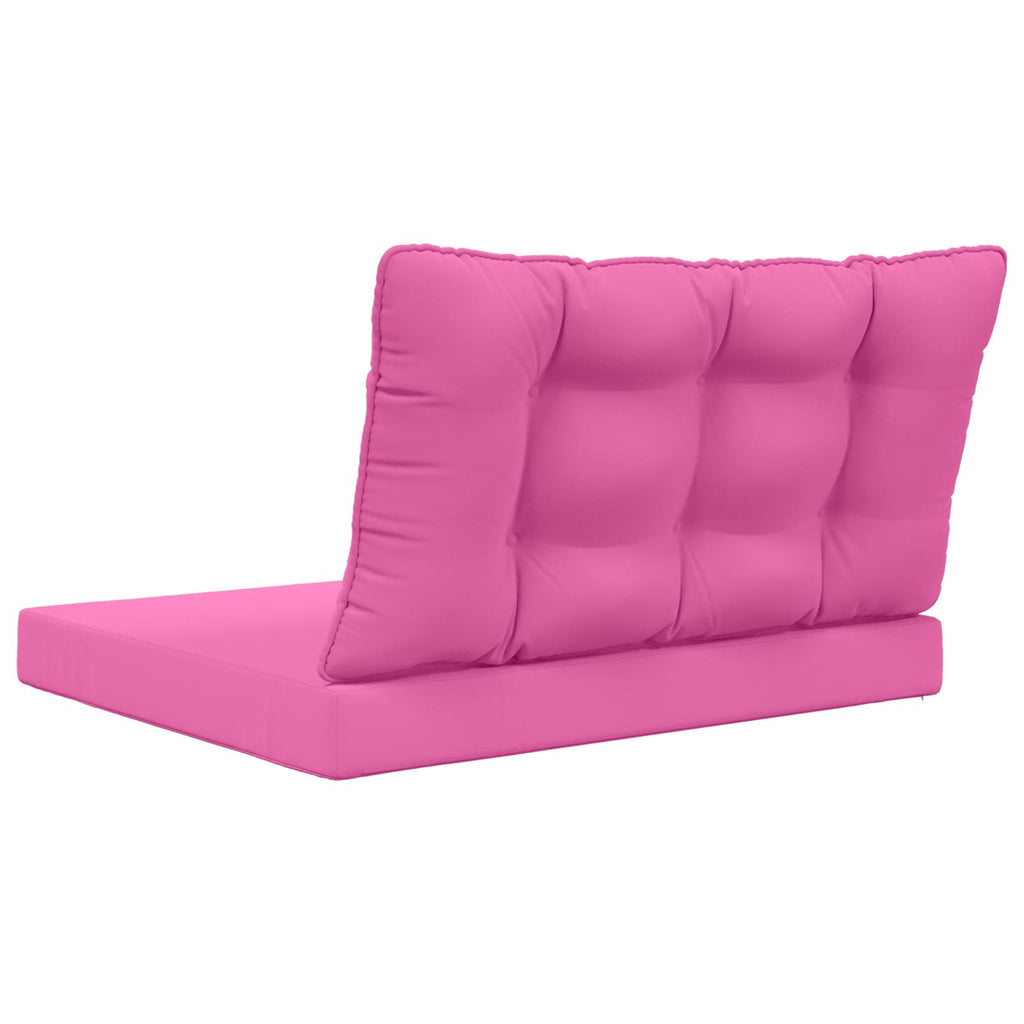 Sofakissen für draußen 2 pcs Rosa Polyester