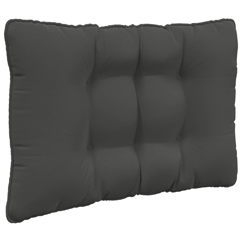 Sofakissen für draußen 3 pcs Anthrazit Polyester