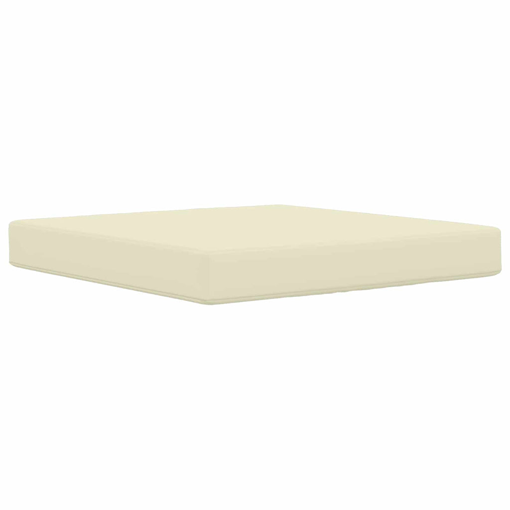 Sofakissen für draußen 3 pcs Creme Polyester