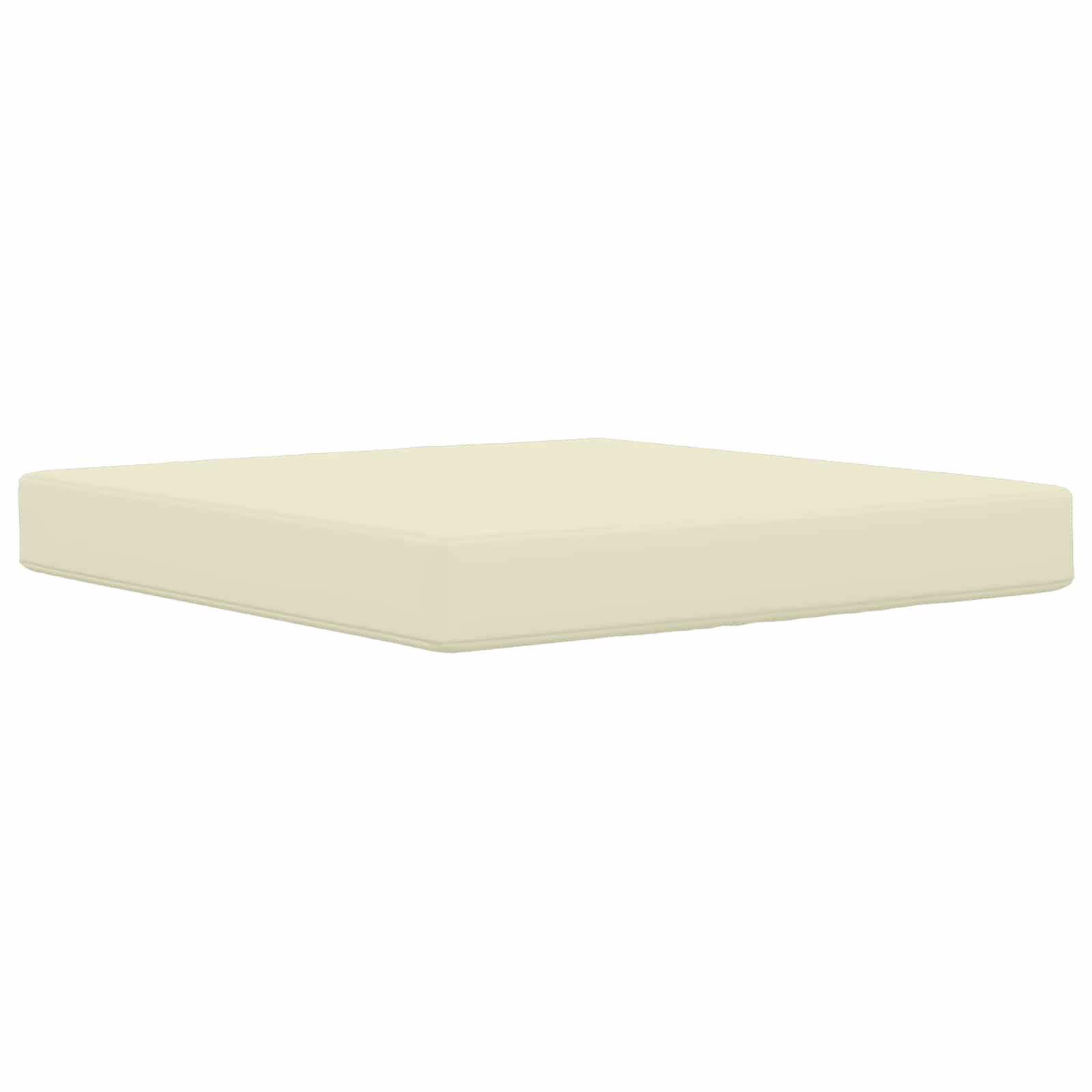Sofakissen für draußen 3 pcs Creme Polyester