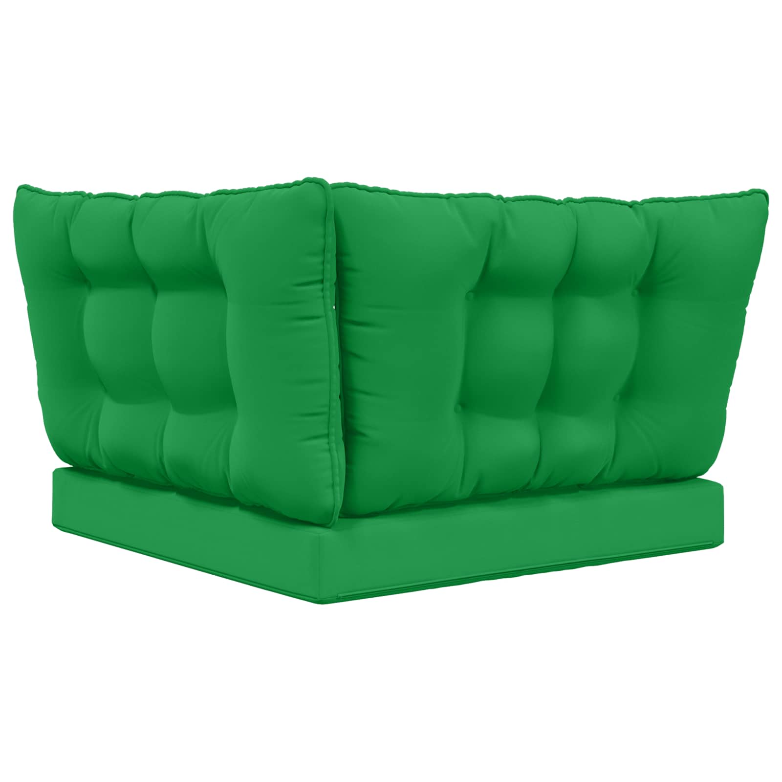 Sofakissen für draußen 3 pcs Grün Polyester