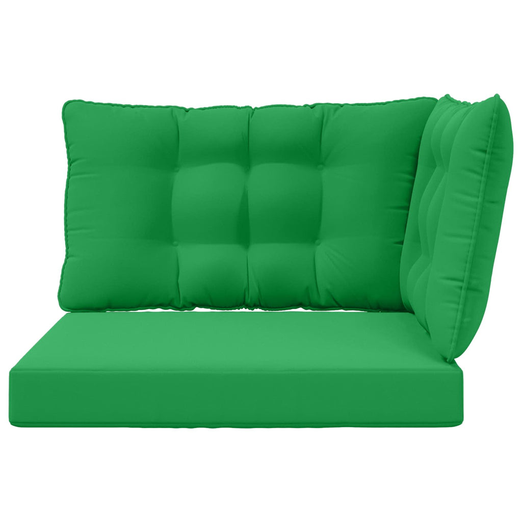 Sofakissen für draußen 3 pcs Grün Polyester
