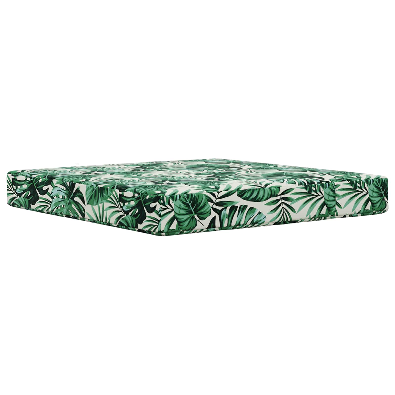 Sofakissen für draußen 3 pcs Blattmuster Polyester