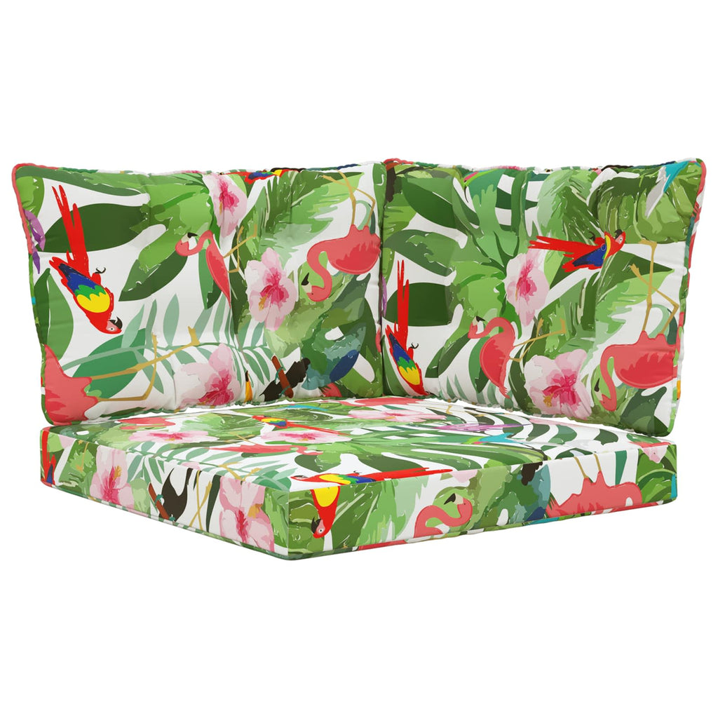 Sofakissen für draußen 3 pcs Bunt Polyester