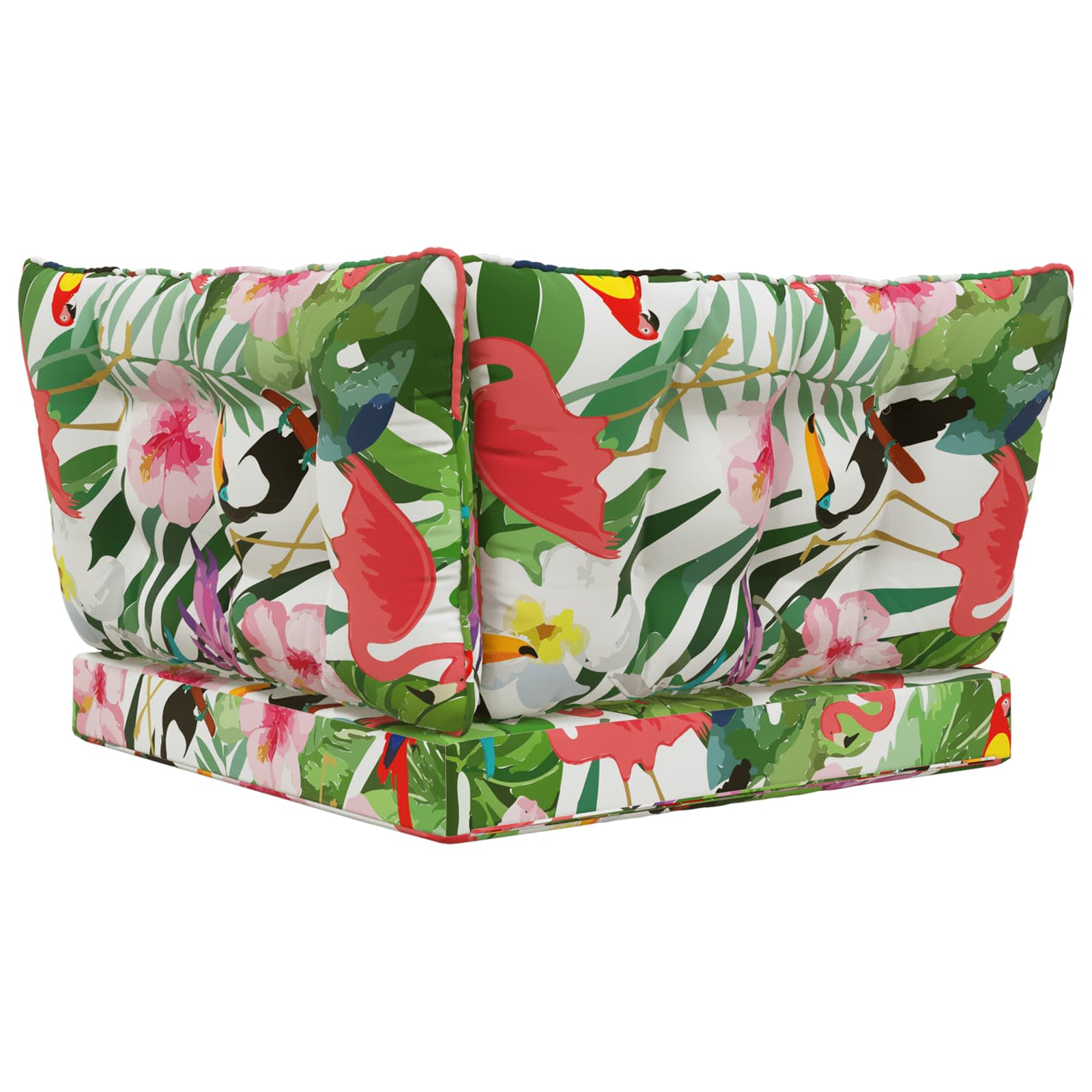 Sofakissen für draußen 3 pcs Bunt Polyester