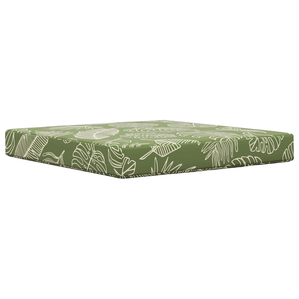 Sofakissen für draußen 3 pcs Blattdesign Polyester