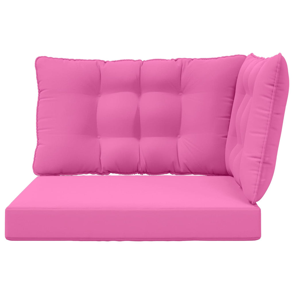 Sofakissen für draußen 3 pcs Rosa Polyester