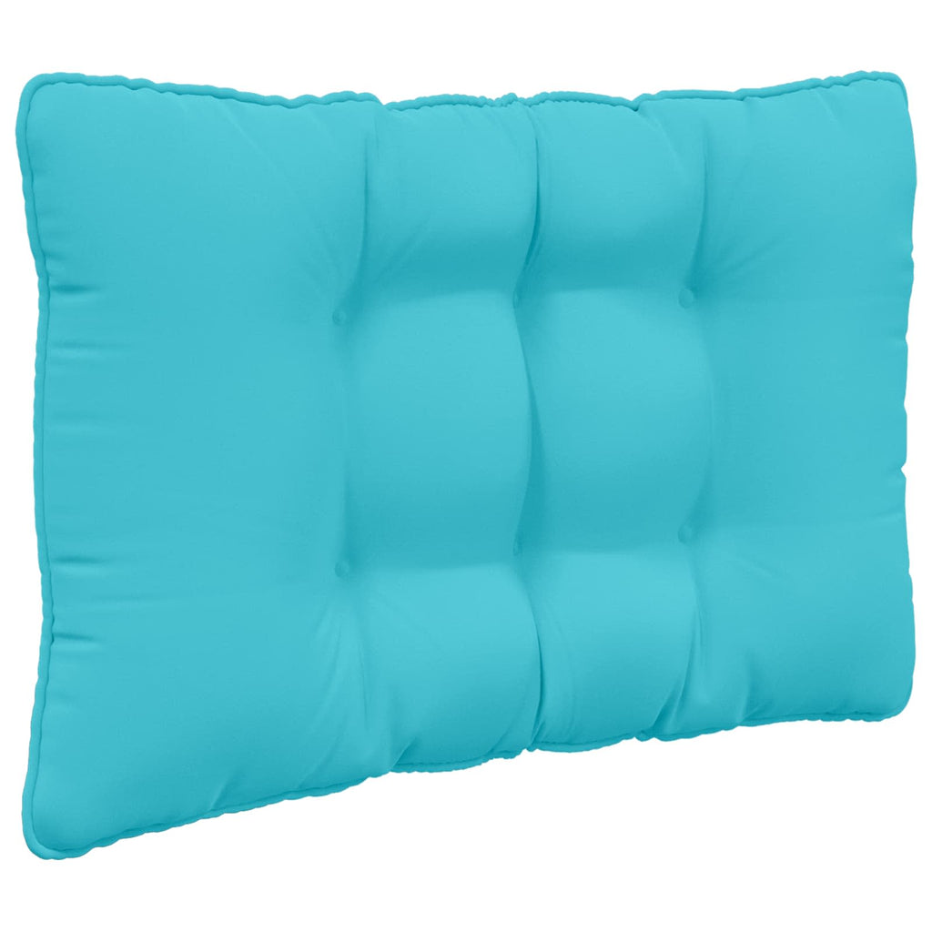 Sofakissen für draußen 3 pcs Türkis Polyester