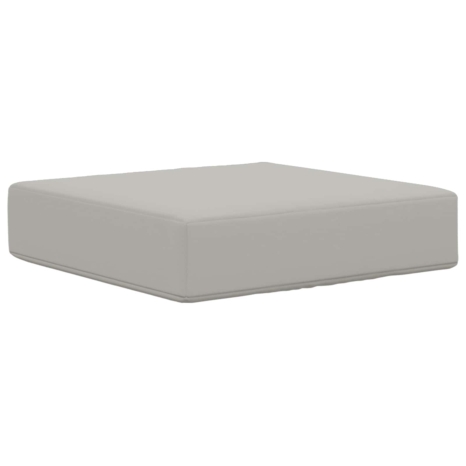 Sitzkissen für Outdoor Grau 40 x 40 x 8 cm 100 % Polyester