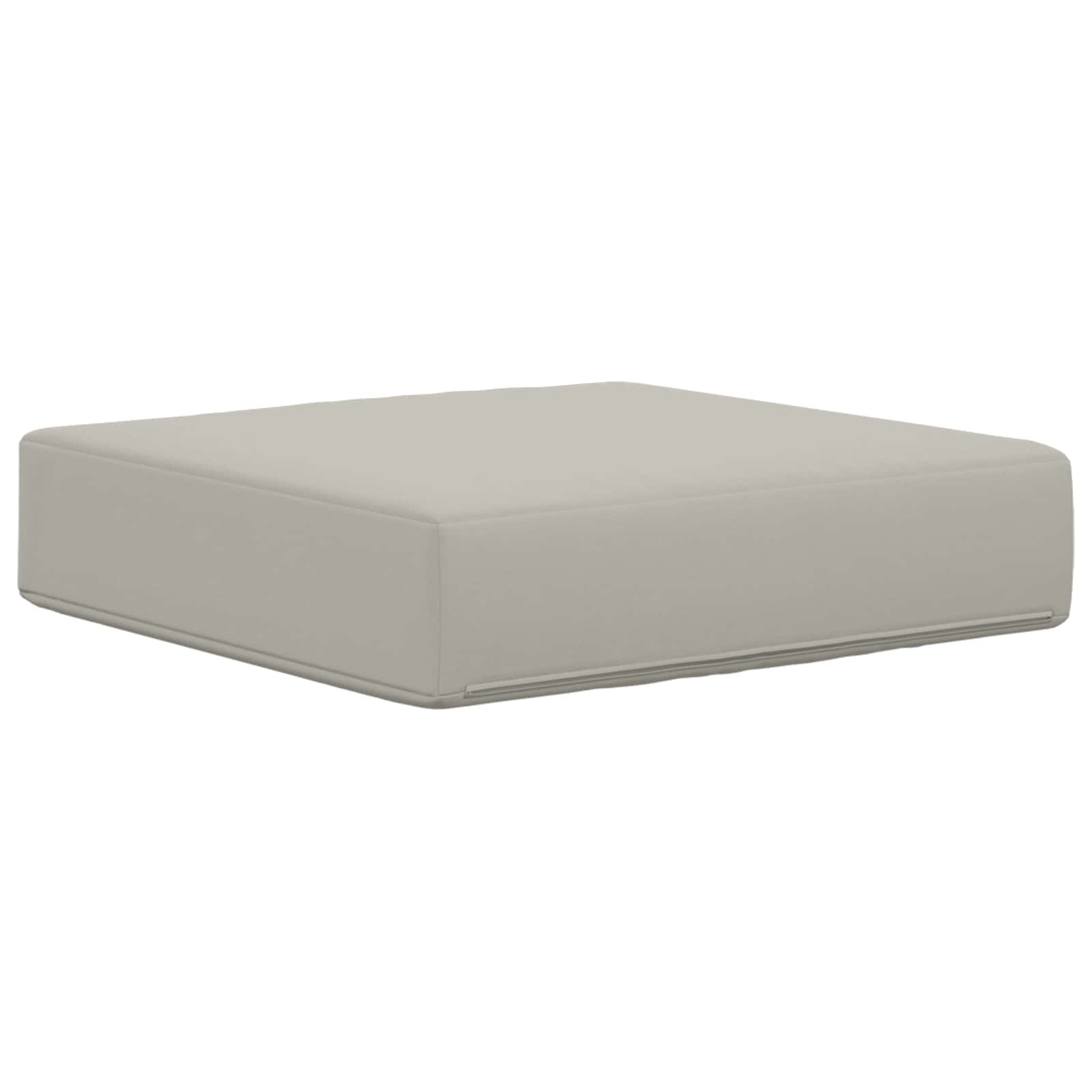 Sitzkissen für Outdoor Grau 40 x 40 x 8 cm 100 % Polyester
