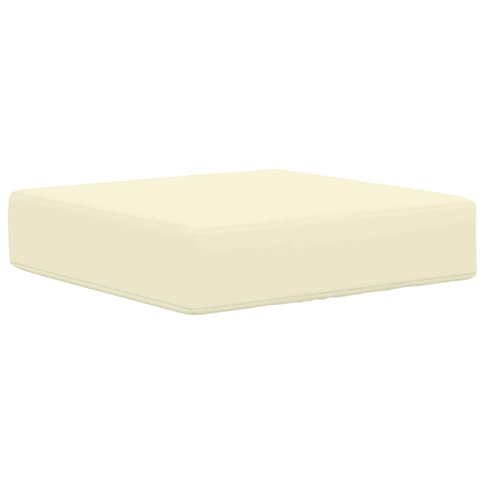 Sitzkissen für Outdoor Creme 40 x 40 x 8 cm 100 % Polyester