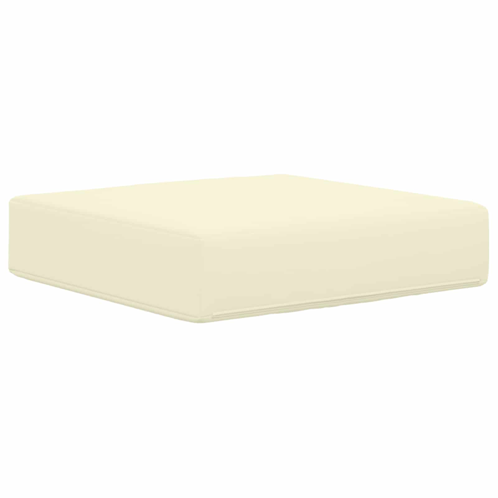 Sitzkissen für Outdoor Creme 40 x 40 x 8 cm 100 % Polyester