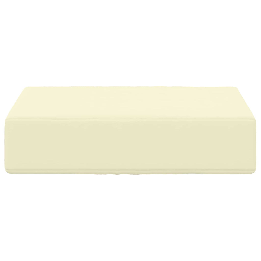 Sitzkissen für Outdoor Creme 40 x 40 x 8 cm 100 % Polyester