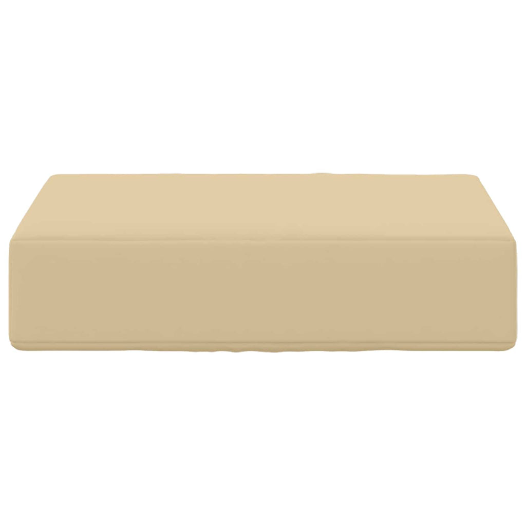 Sitzkissen für Outdoor Beige 40 x 40 x 8 cm 100 % Polyester