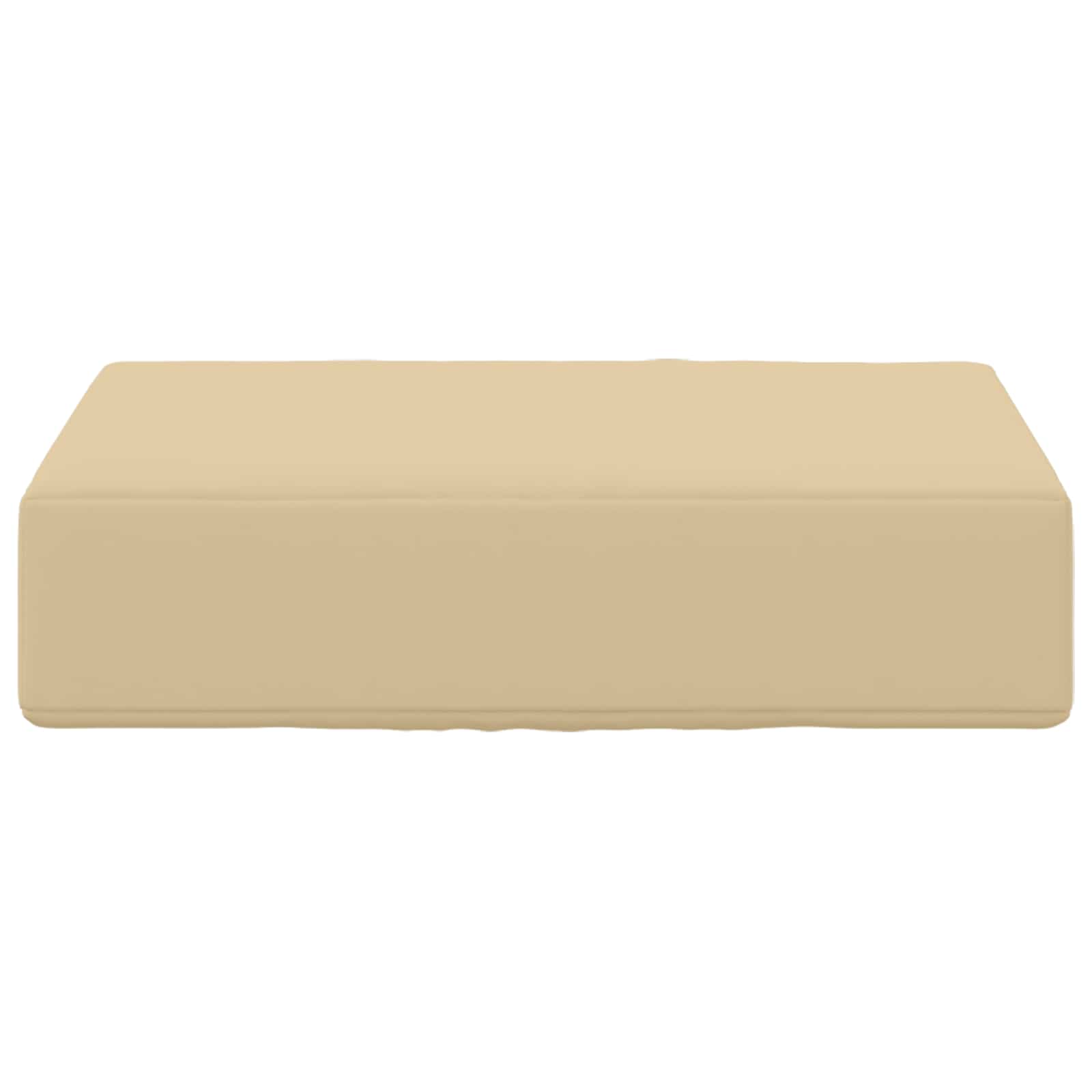 Sitzkissen für Outdoor Beige 40 x 40 x 8 cm 100 % Polyester