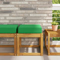 Sitzkissen für Outdoor Grün 40 x 40 x 8 cm 100 % Polyester