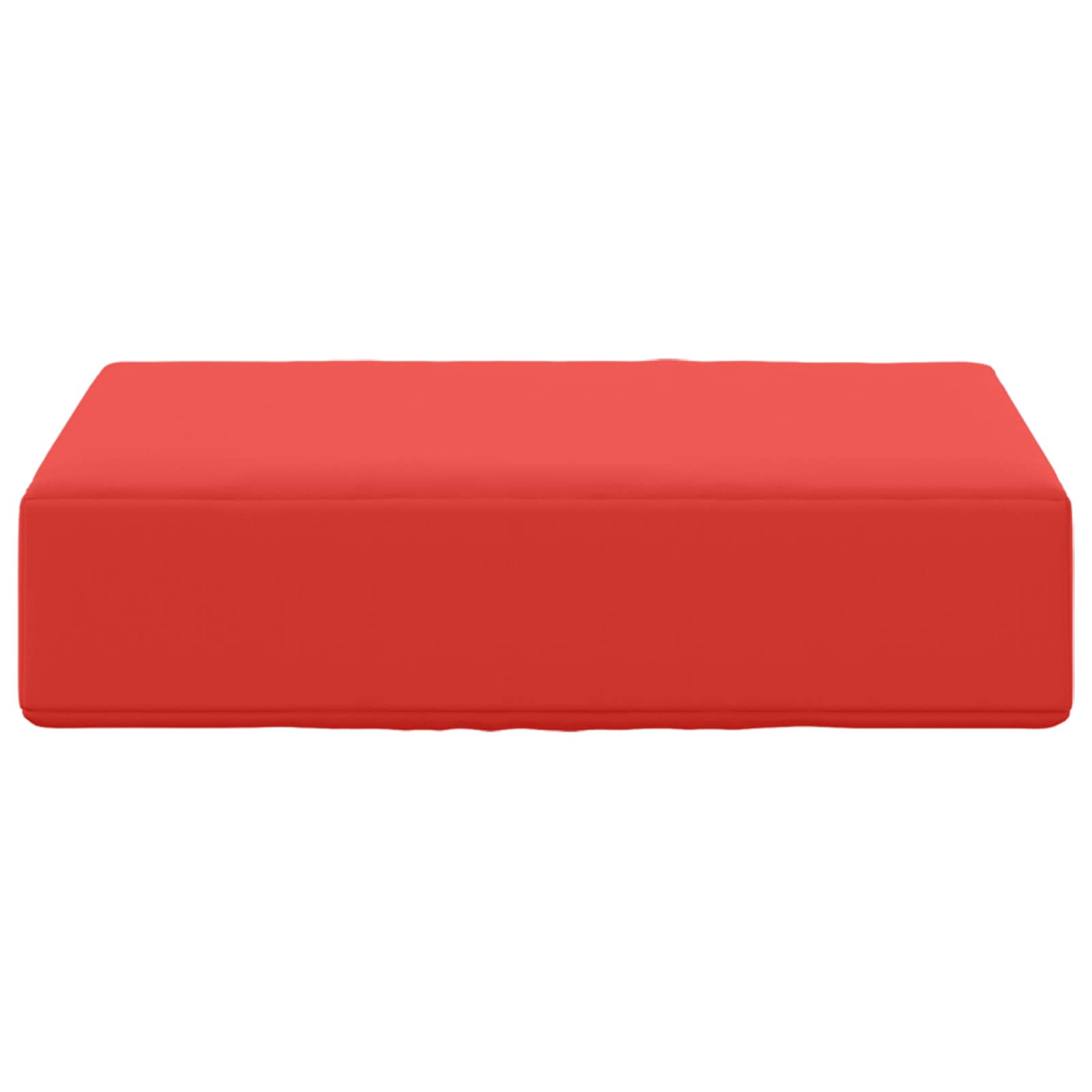 Sitzkissen für Outdoor Rot 40 x 40 x 8 cm 100 % Polyester