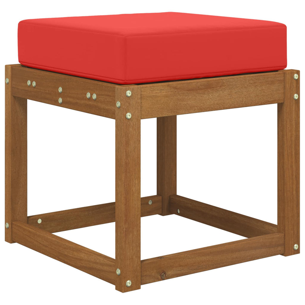 Sitzkissen für Outdoor Rot 40 x 40 x 8 cm 100 % Polyester