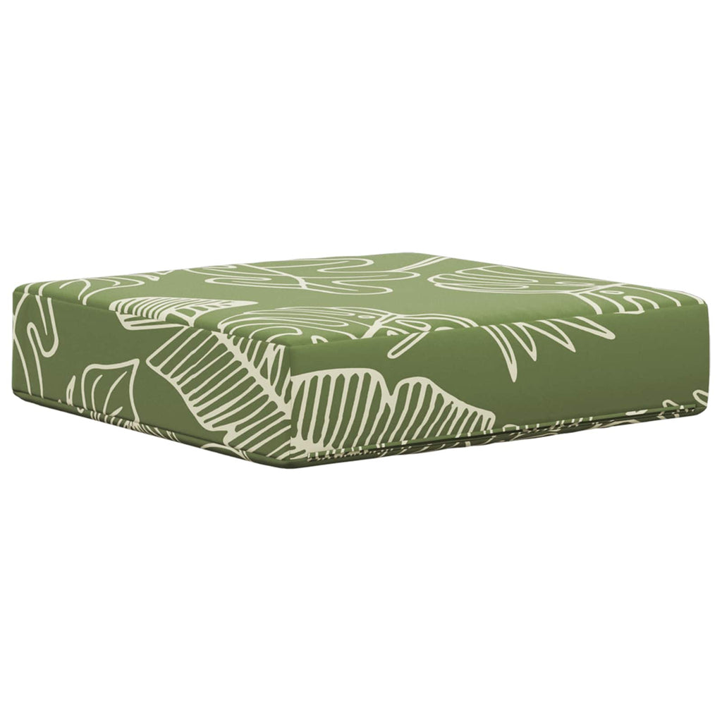 Sitzkissen für Outdoor Grüne Blätter 40 x 40 x 8 cm