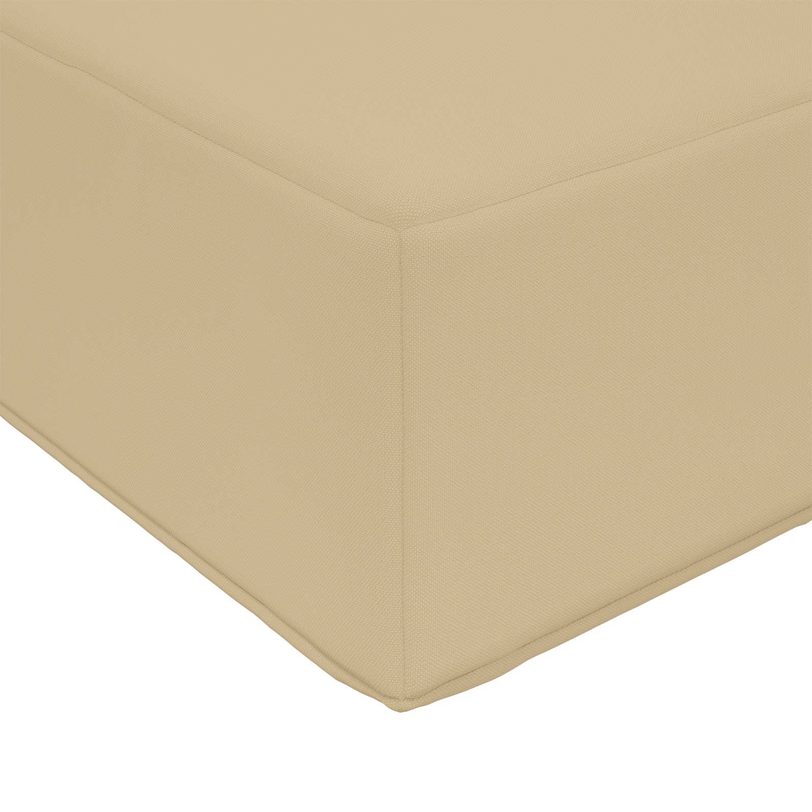Sitzkissen für Outdoor Beige 80 x 40 x 8 cm 100 % Polyester