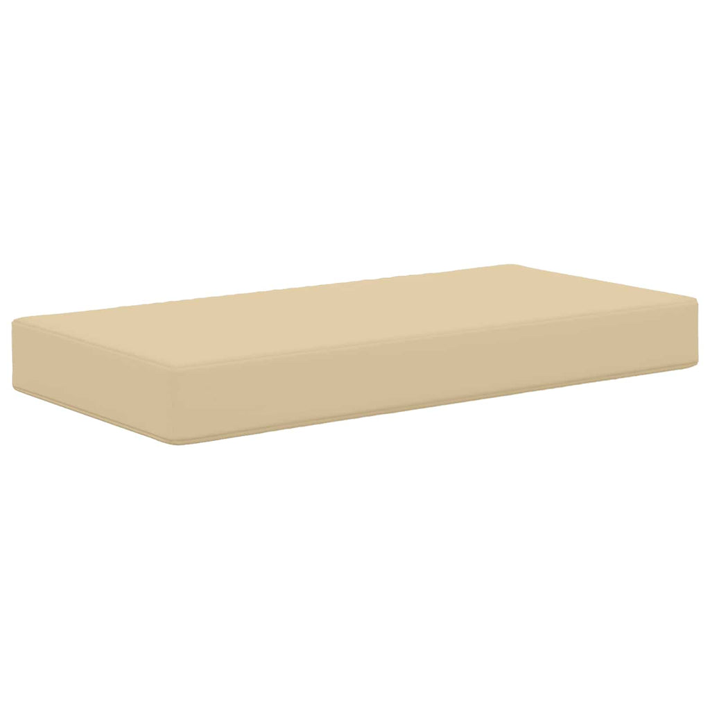 Sitzkissen für Outdoor Beige 80 x 40 x 8 cm 100 % Polyester